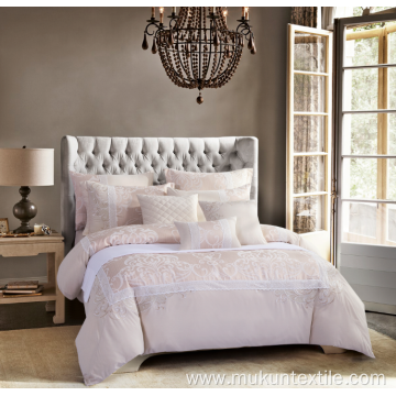 Bedding sets Luxury lace microfiber polyester bed quilt